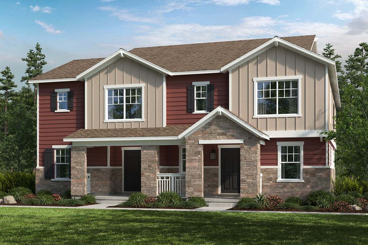 Plan 1429 Modeled elevations