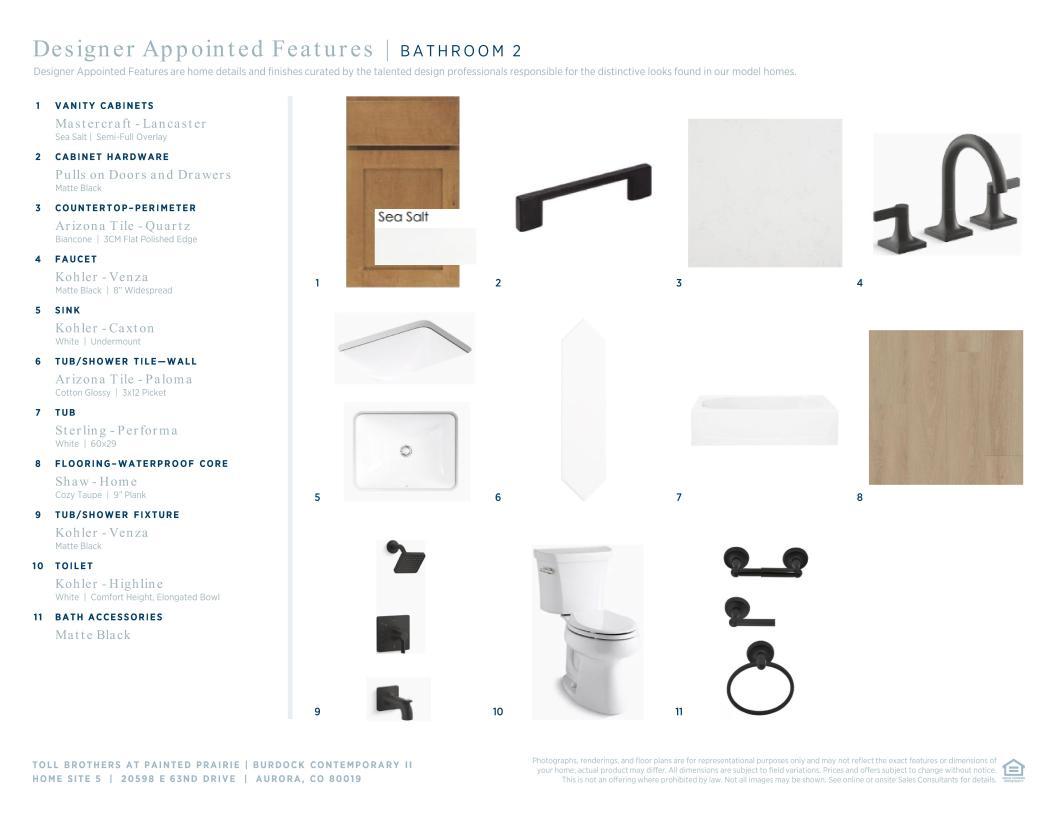 20598 E 63rd Ave (Burdock) - floorplan image