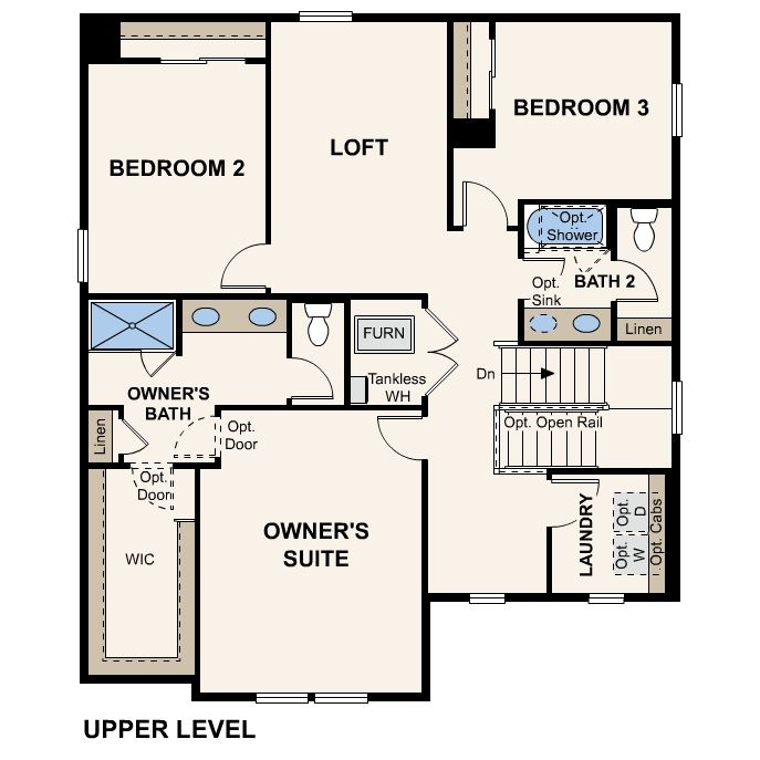 5743 N. Ireland Court (The Lanner | Residence 34225) - floorplan image