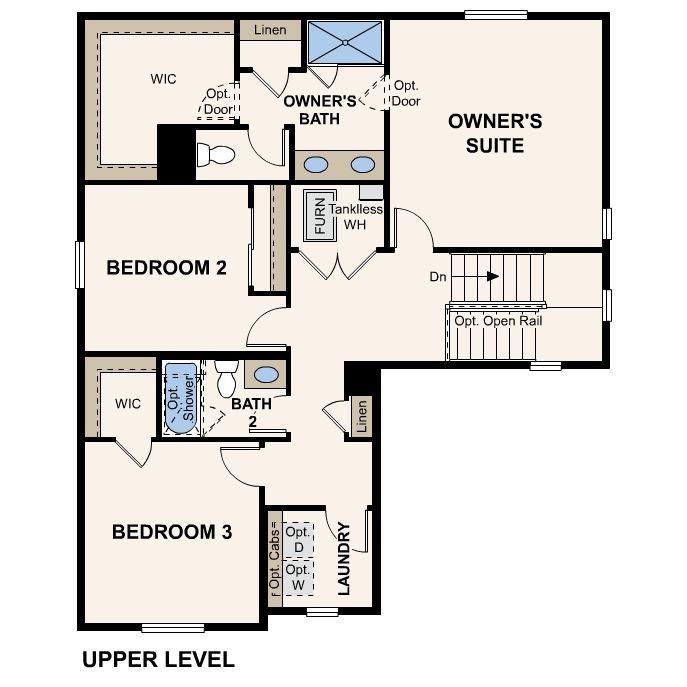 20265 E. 58th Place (The Jay | Residencia 34222) - imagen del plano de planta