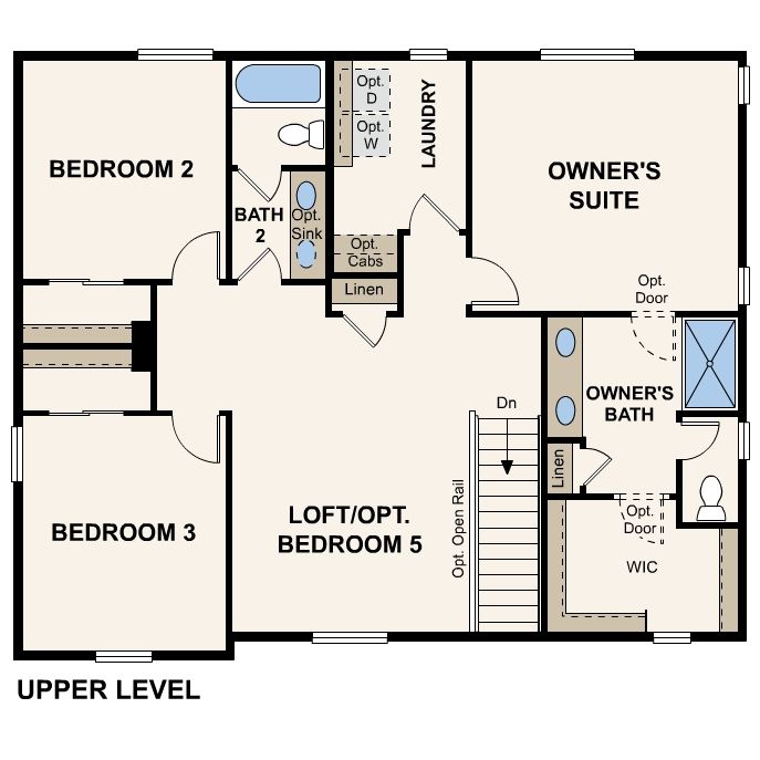 20254 E. 59th Avenue (The Marion | Residencia 39208) - imagen del plano de planta