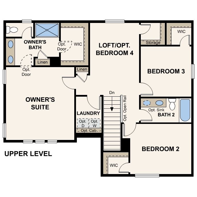 5784 N. Indigo Rose Street (The Ontario | Residence 39205) - floorplan image