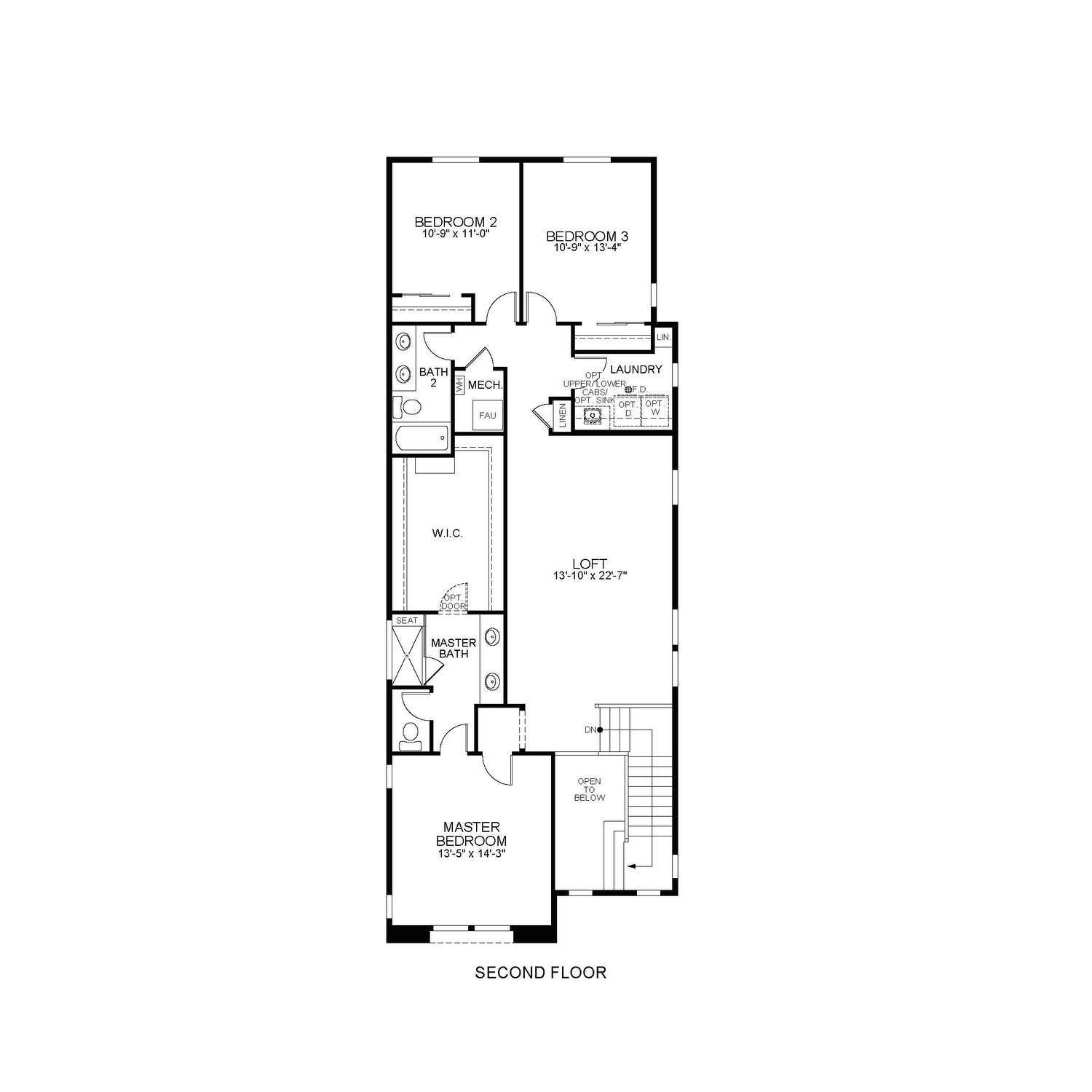 5802 N Perth Street (Princeton) - imagen de planta