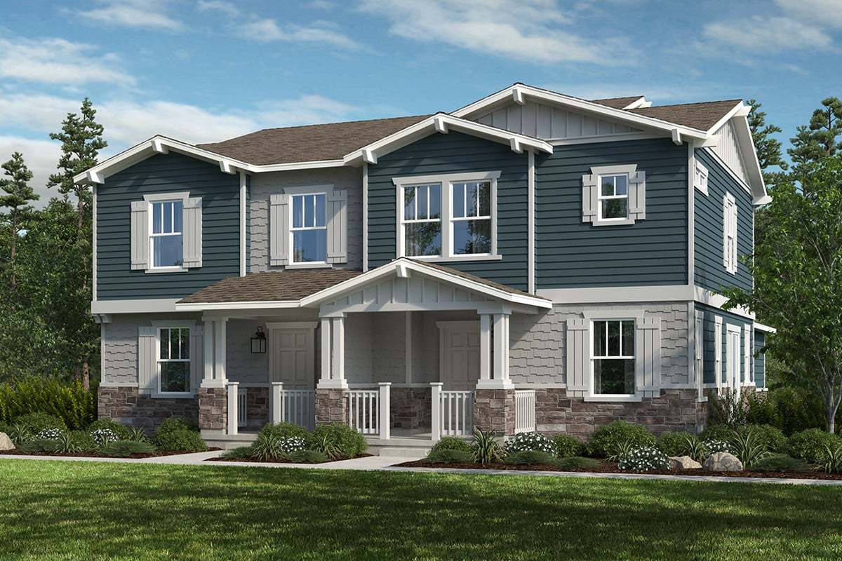 Plan 1672 Modeled elevations